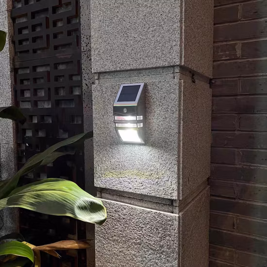 Lumière solaire extérieure de lumière de voie de jardin pour l'allée de cour de patio