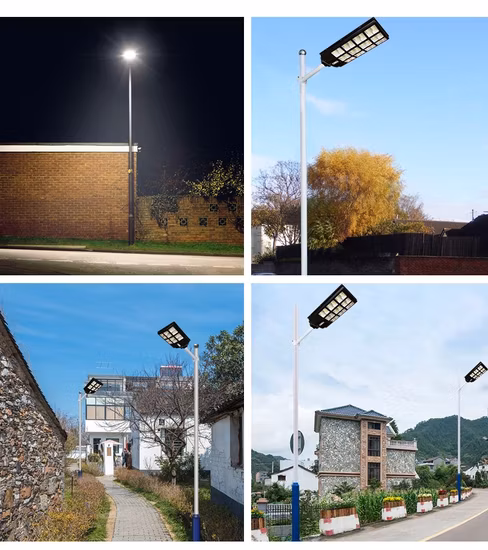 Prix ​​​​de gros 100W 150W 200W 250W Produit extérieur ABS Energy Powered Panel Flood Lamp Motion Sensor Road Outdoor Garden Wall LED All in One Solar Street Light